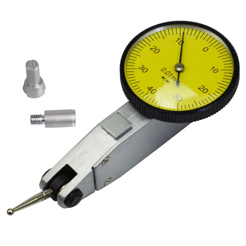 0-0.8mm Precision Waterproof Dial Gauge Test Lever Indicator Dial Gauge Scale Meter Accuracy Indicator Center Finder Micrometre