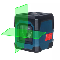 Hanmatek Laser level meter 2-line automatic leveling vertical and horizontal lines green red beam laser horizontal cross line