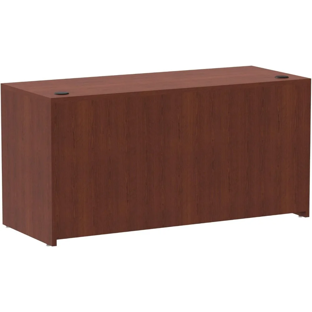 Valencia 60 by 24 by 29-12-Inch Credenza Shell, Medium Cherry Frame/Top