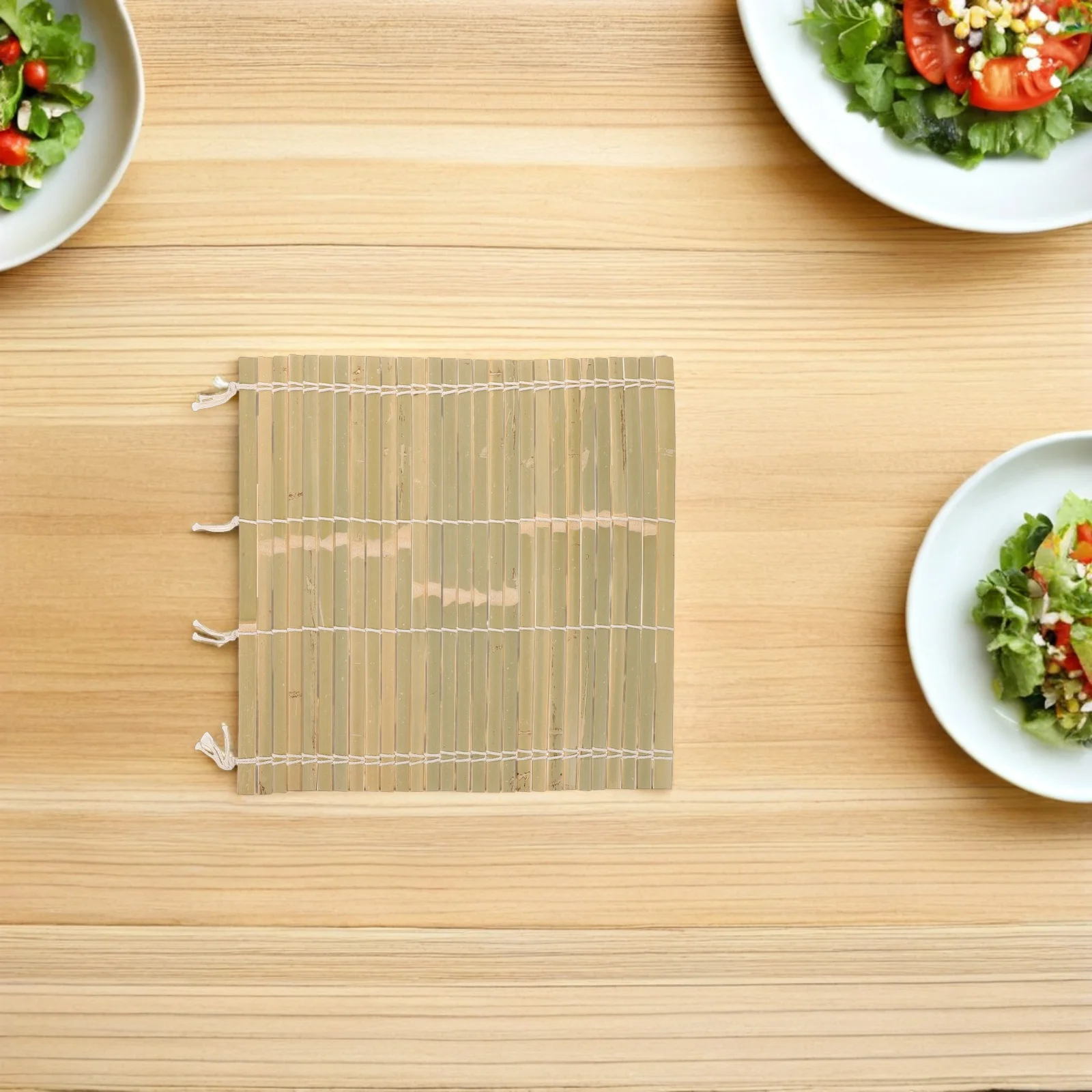 

Bamboo Sushi Rolling Mat Square Non Stick Sushi Maker DIY Tool Asian Cooking for Beginners Home Cooking Bamboo Rolling Mat