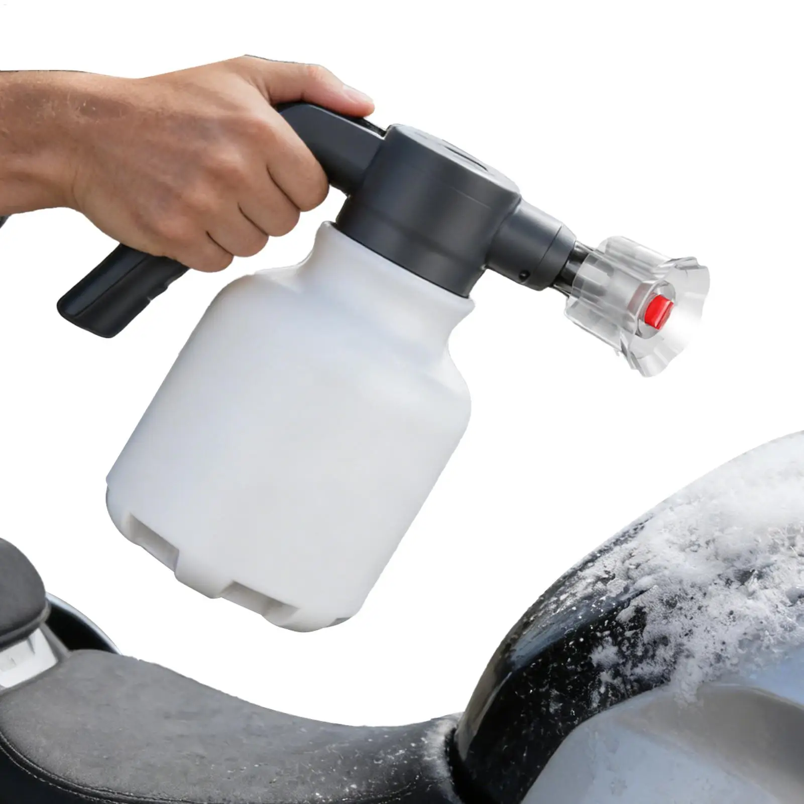 

Electric Foam Sprayer 2L Rechargeable High Pressure Washer for Car Cleaning Patio Lawn Garden Fertilizing Home Yard Kitchen