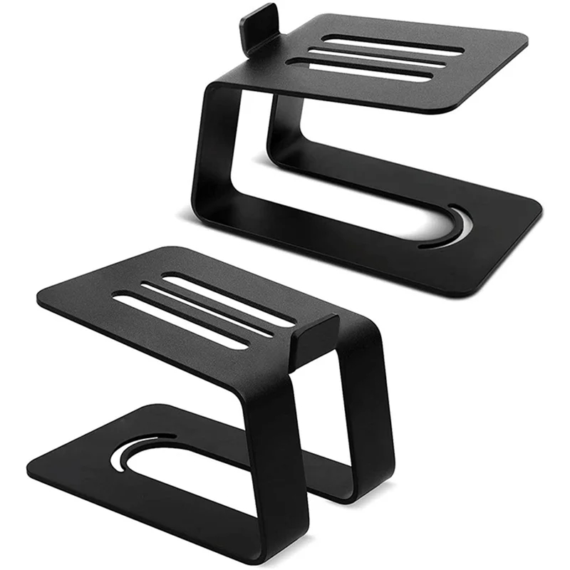AED7-1 pièces 5,3 pouces hauteur moniteur haut-parleur support Riser confortable Angle de vision support métal Riser