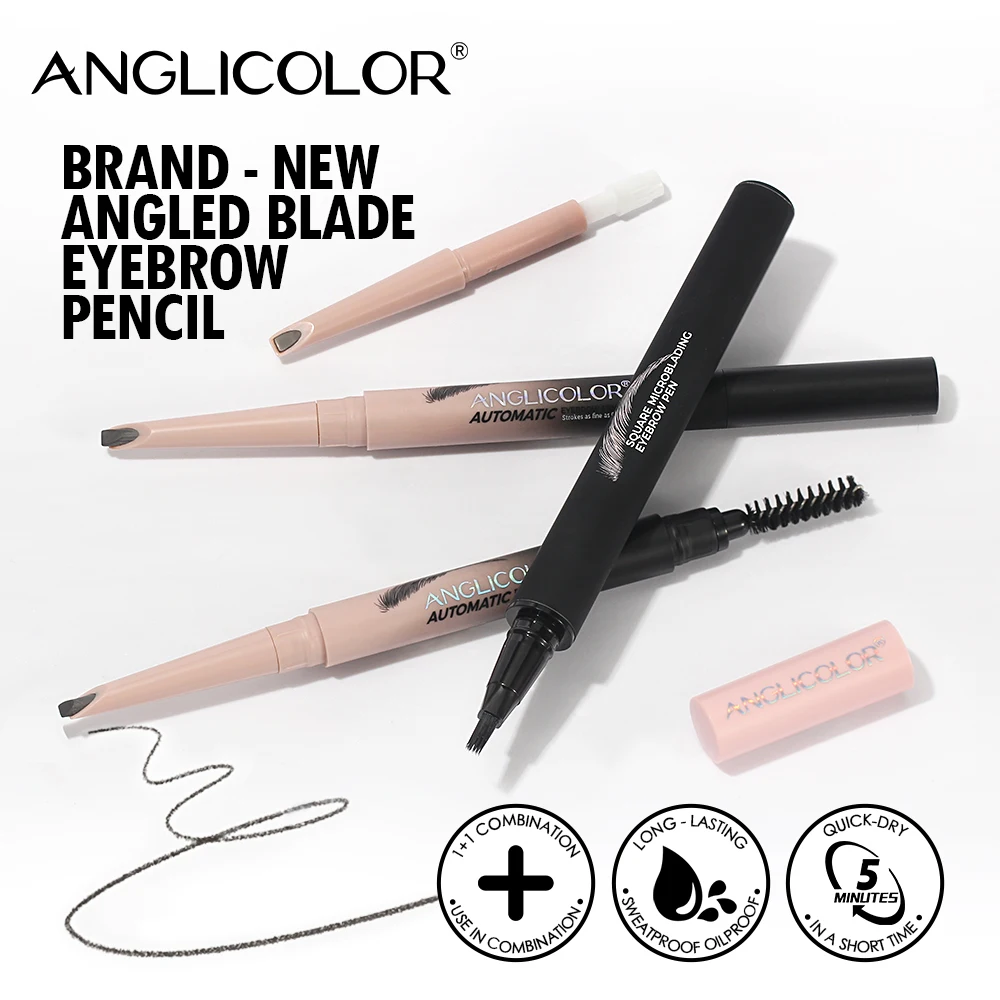 Crayon à sourcils, crayon fendu liquide imperméable sans taches
