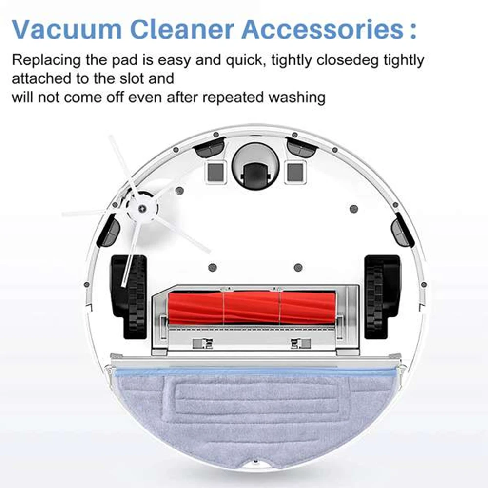 12PCS Microfiber Mop Pads Kit for Roborock S7 S7MaxV S7MaxV Plus S8 S8+ T7S T7S Plus Vacuum Cleaner Replacement Parts