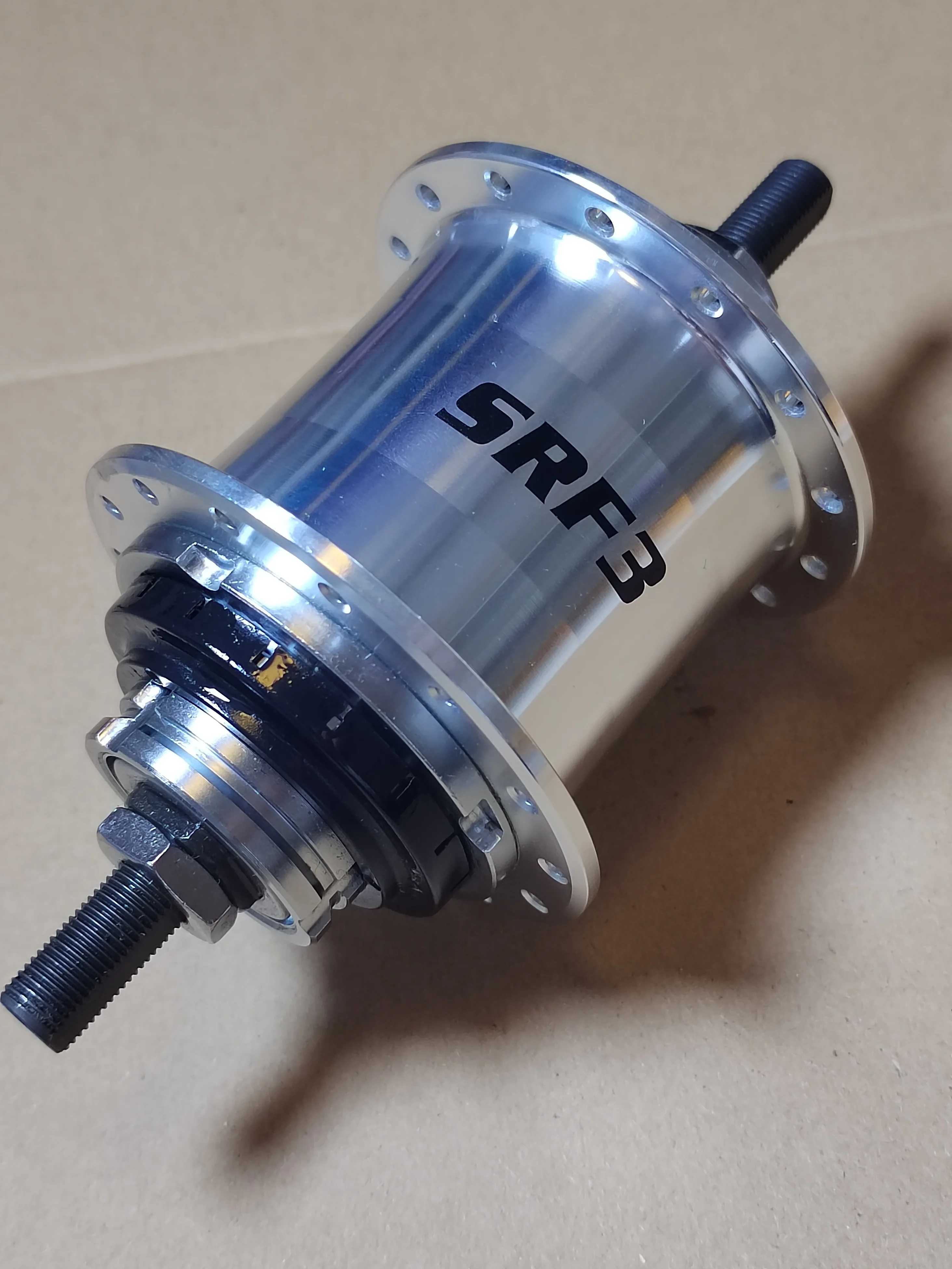28-hole-aluminum-alloy-folding-bike-internal-three-speed-hub-internal-geared-hub-rear-hub-open-ended-108mm-axle-148mm-length