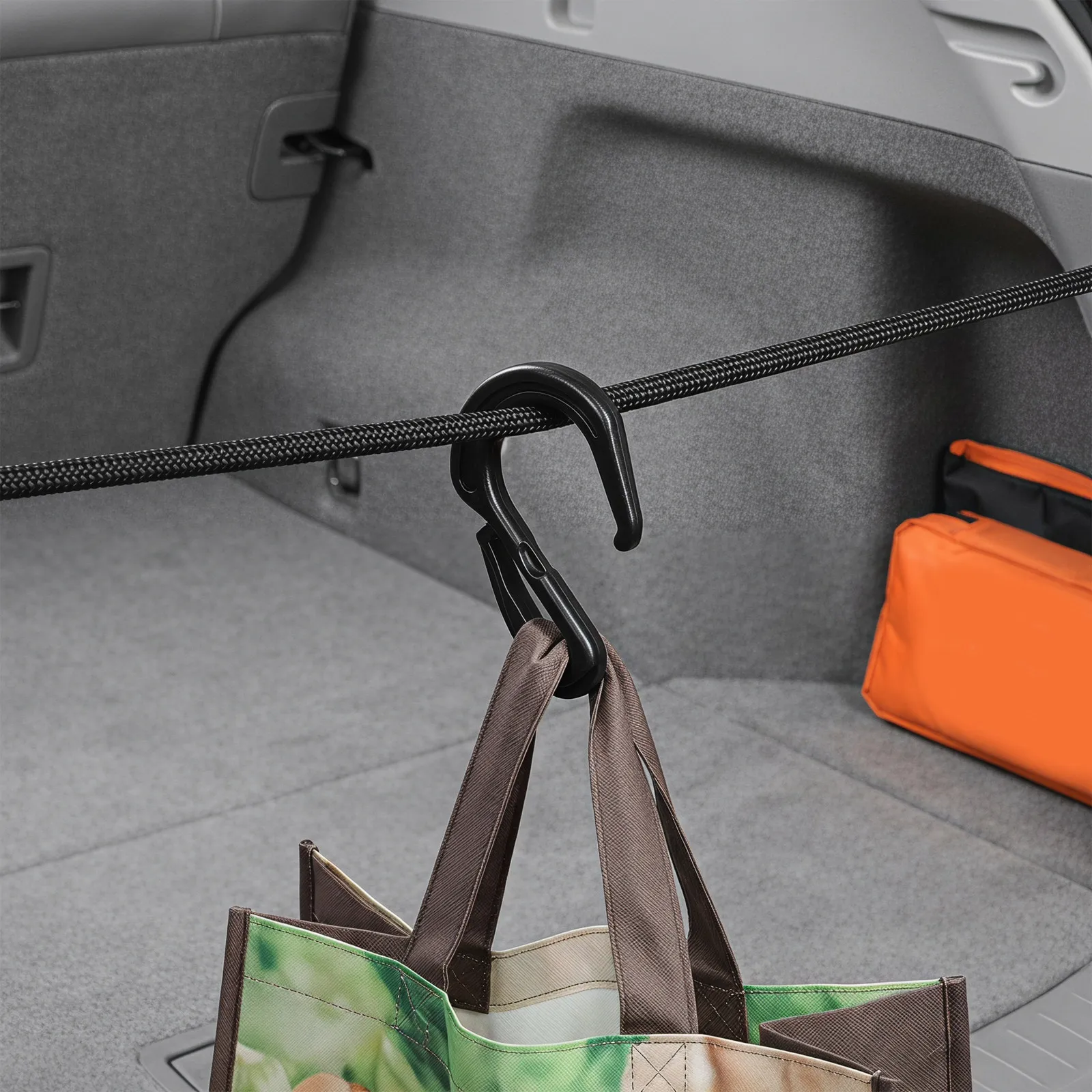 20Pcs Car Trunk Net Hooks Plastic Snap in Clips Cargo Organizer Elastic Rope Bag Hooks Pickup Truck Suv Mesh Fastening