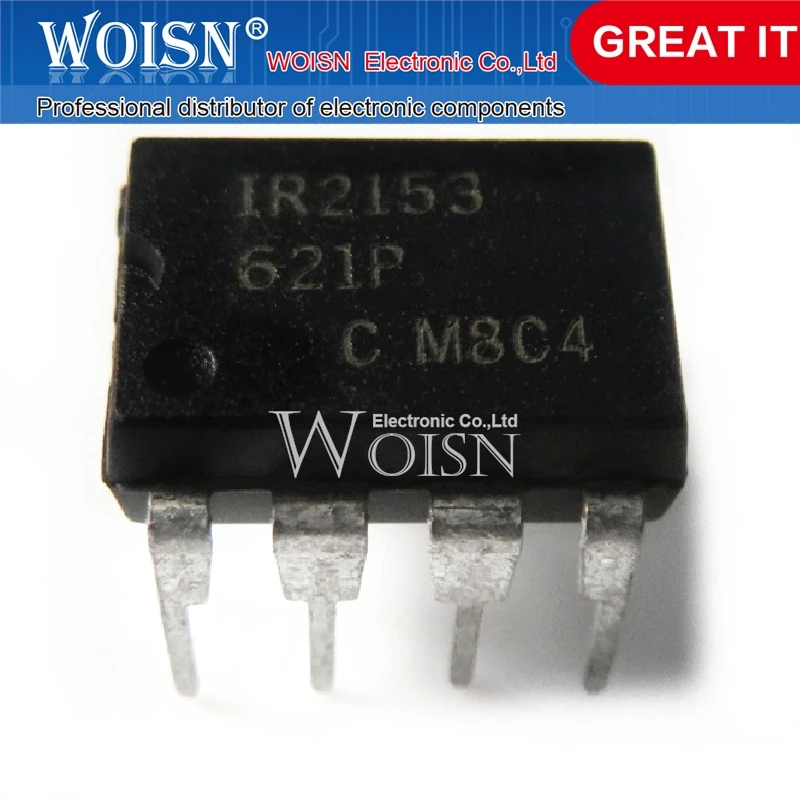 IR2153D DIP-8, IR2153, 2153, Em estoque, 5pcs por lote