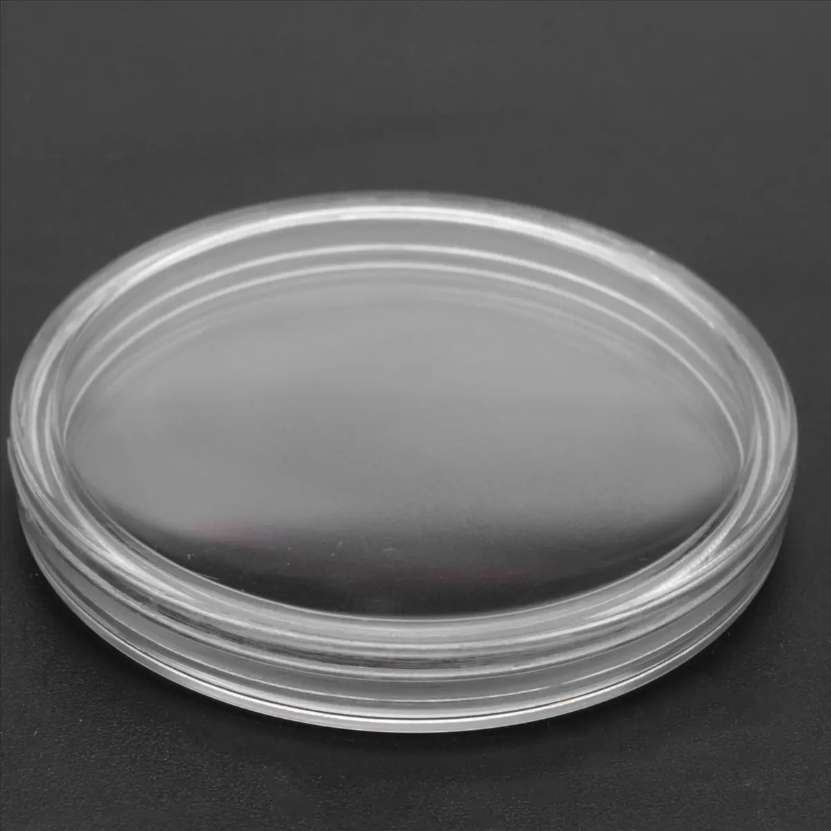 Cápsulas para Moedas REST 46 mm, Estojo Redondo para Moedas e 7 Tamanhos (16/20/25/27/30/38/46mm) com Junta Protetora