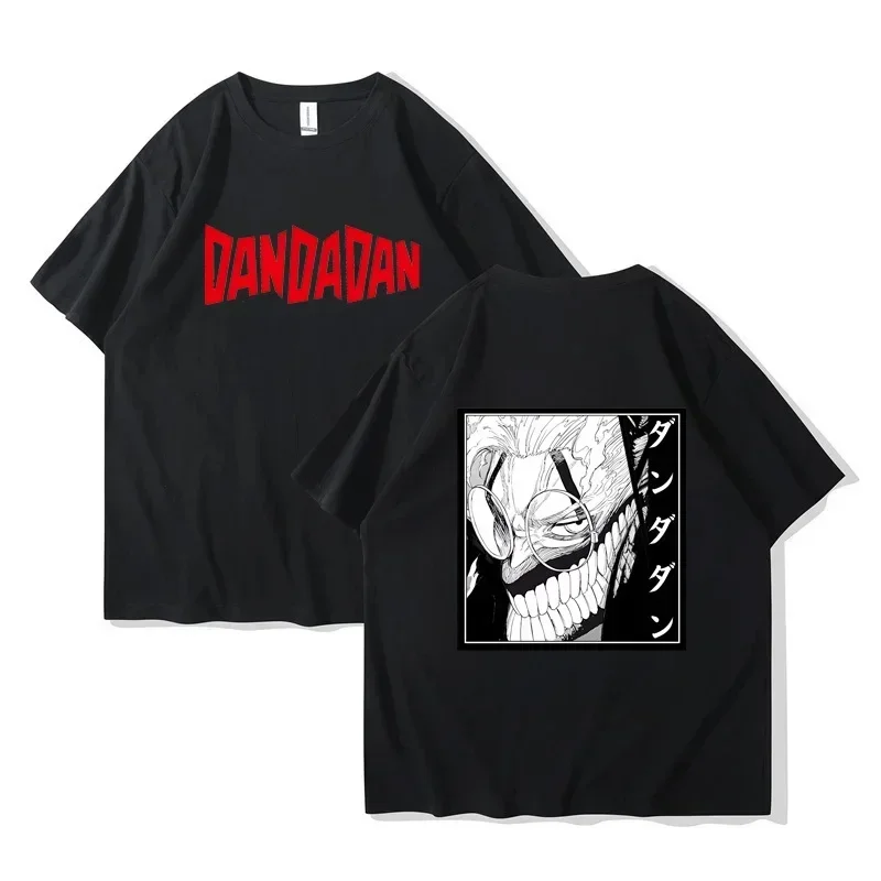 Dandadan Okarun Cotton T-shirt Men Women Breathable Classic 2000s University T Shirt Korean Clothes Aesthetic Hip Hop