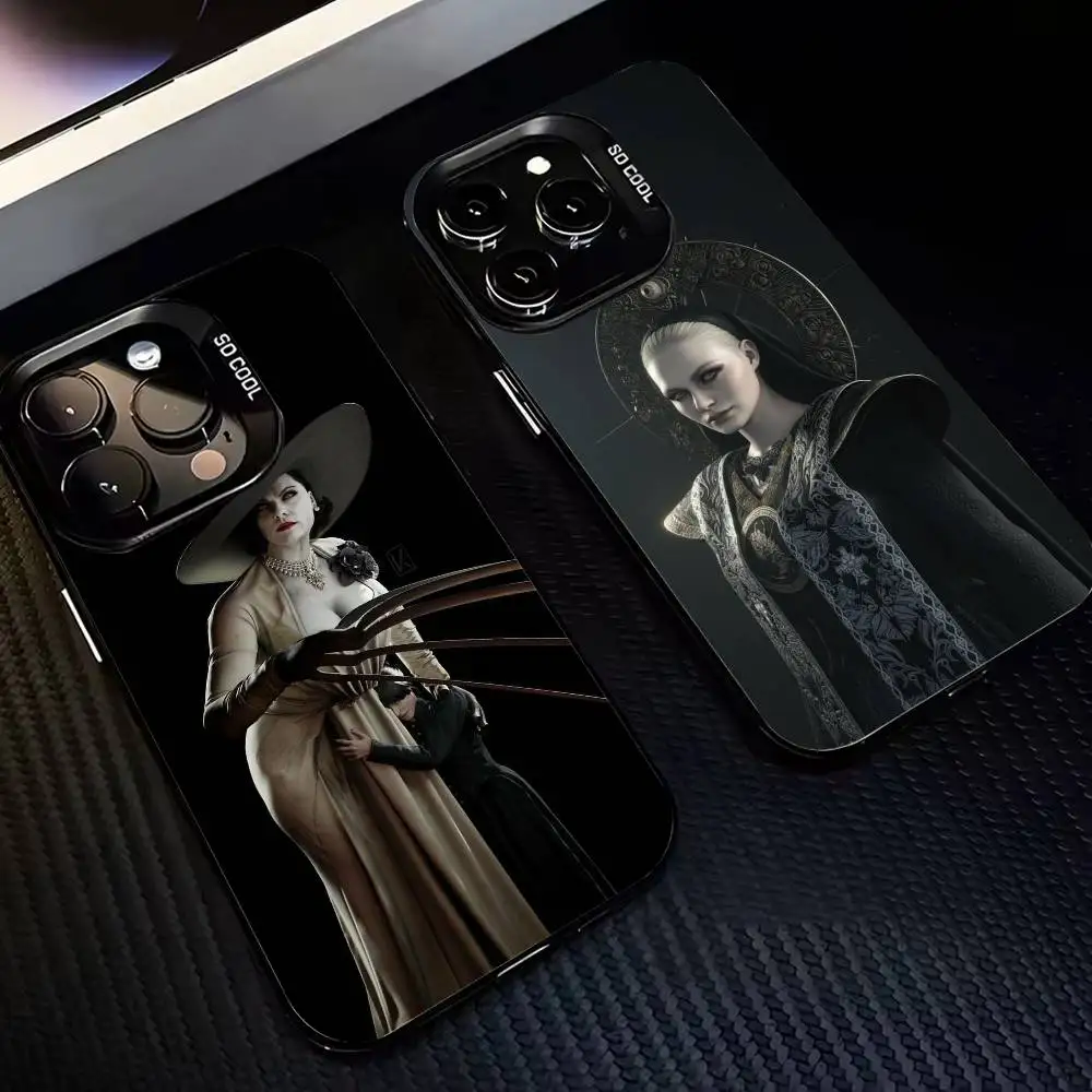 

Game R-Resident E-Evil V-Villages Phone Case For iPhone 17,16,15,14,13,12,11 Plus,Pro Max,Colorful Silver Phone case Funda Cover