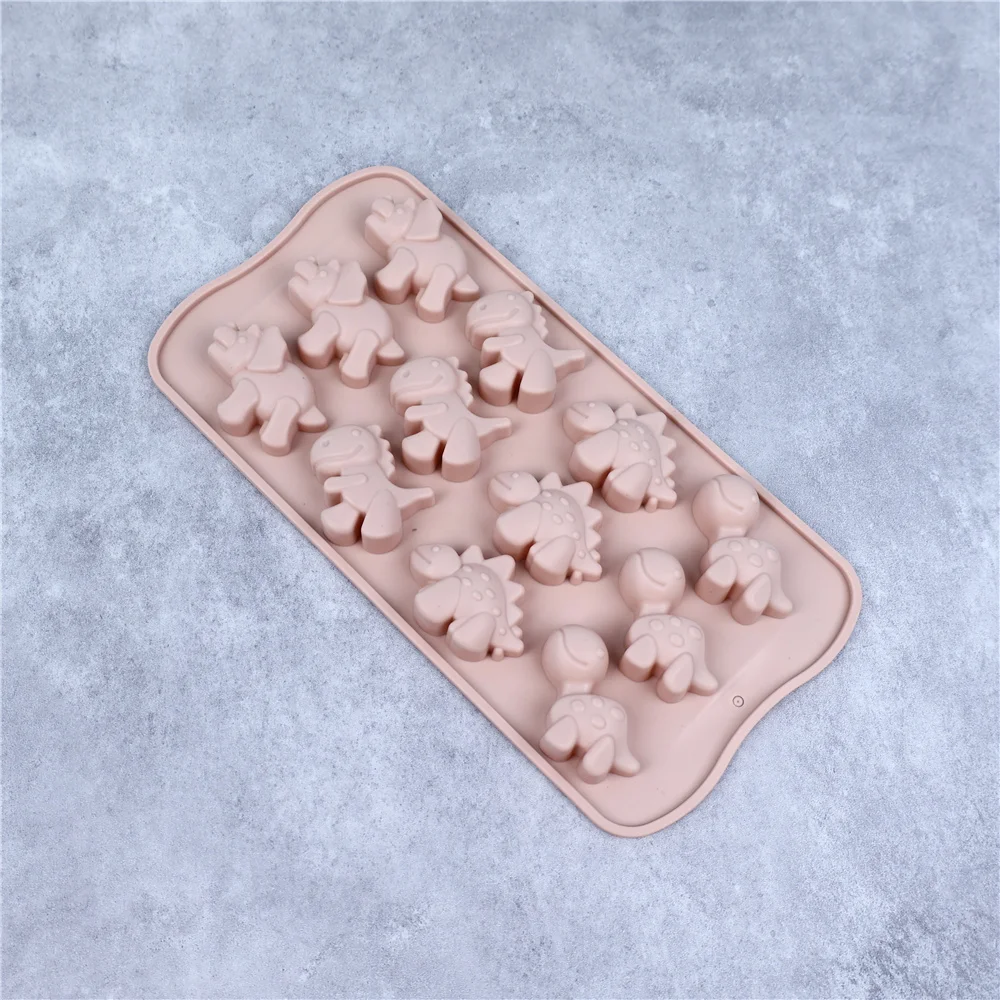 Multi Dinosaur Shaped Silicone Chocolate Cookies Cake Moulds Silicone Soap Candy Fondant Chocolate Kitchen Mould