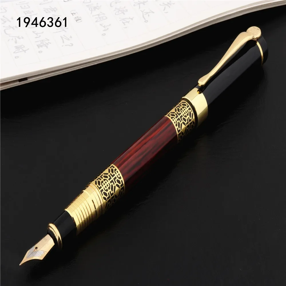 Hohe qualität 530 Goldene carving Mahagoni Business büro Schule student büro Liefert Brunnen Stift Neue Tinte stift tinte stift