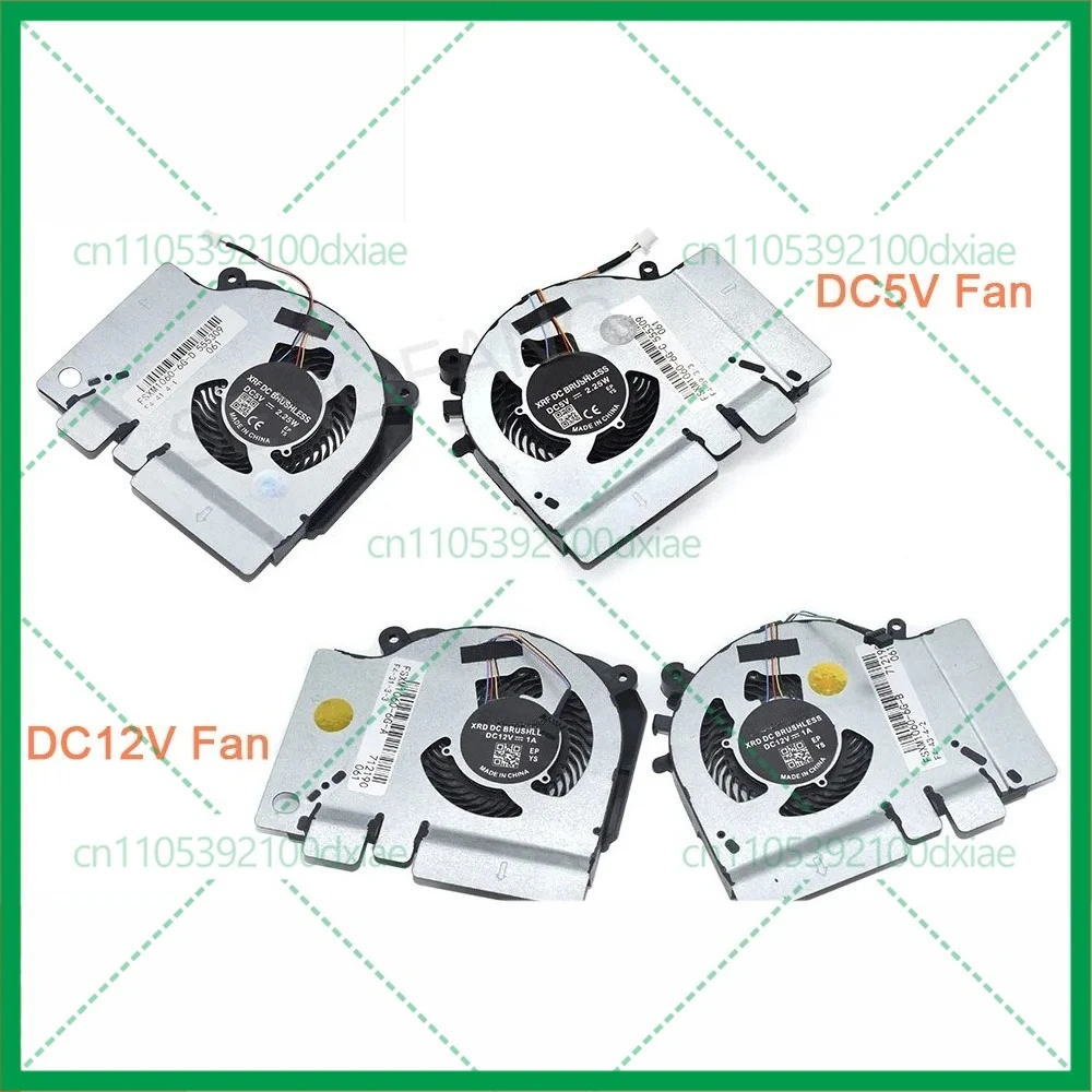 For Xiaomi Mi Gaming Notebook 5V 12V 171502-AA AD AB AK AM GTX1050 1060 RTX2060 EG75071S1-C010/C020-S9A Laptop CPU Cooling Fan