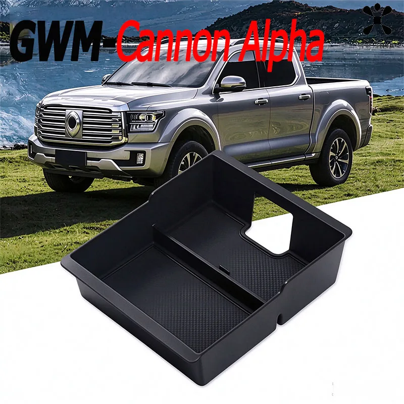 Car Armrest Storage Box For Great Wall Gwm Shanhai Cannon Alpha 2023-2026 Center Console Organizer Tray Mod Interior Accessories