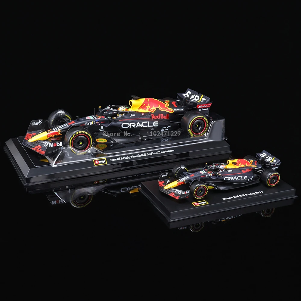 Bburago 1:24 Mercedes-AMG F1 Team W14 2023 #44 Hamilton #63 George Red Bull RB18 Alloy Car Model Formula One Die Casting Model