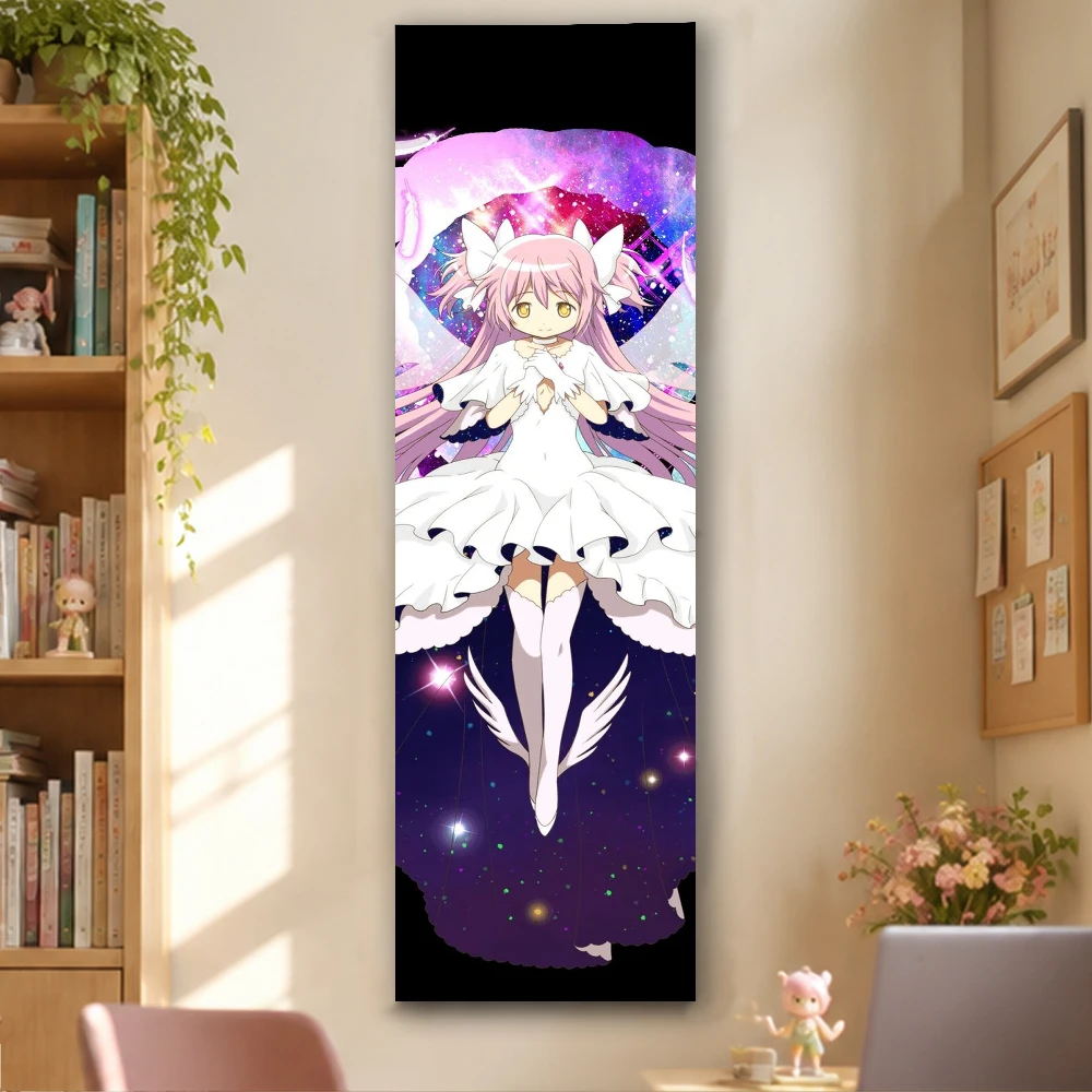 Ultimate Madoka Puella Magi Madoka Magica Vertical Long Tapestry Galaxy Star Wall Hanging Decor Gift