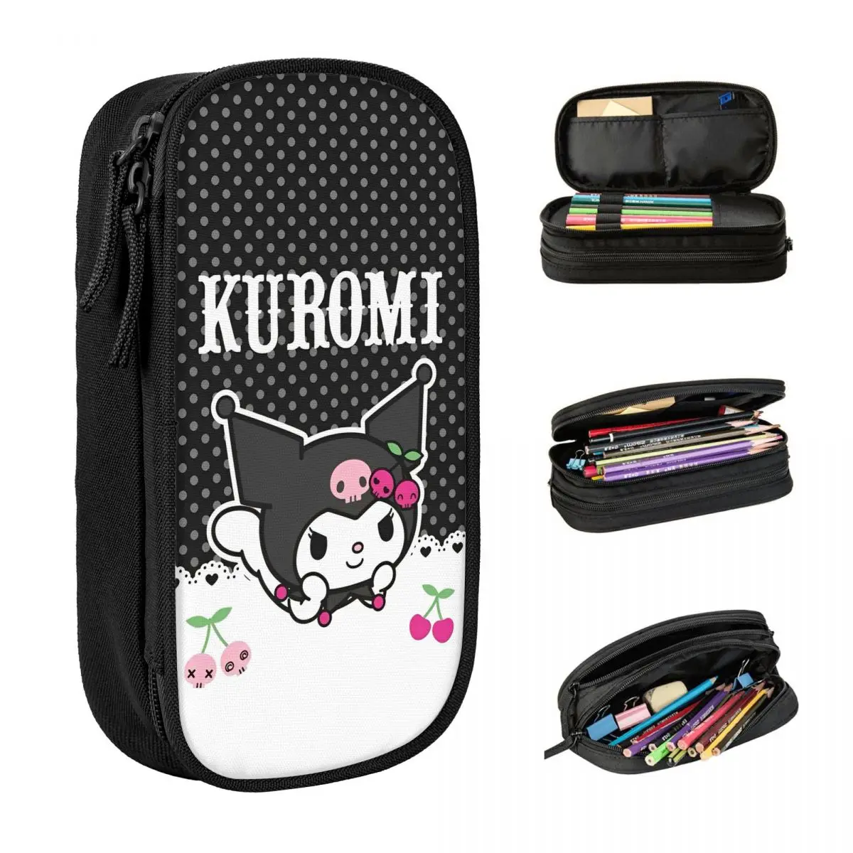 

Куроми мультфильм аниме животное пенал для мальчиков и девочек ретро пенал графический обратно в школу пеналы поставки