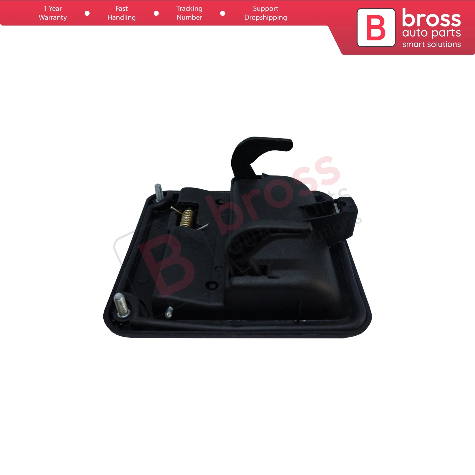 Bross Auto Parts BDP808 Rear Tailgate Door Outer Exterior Handle 9101.E6, 9101E6, 1301397808 for Ducato MK2 Jumper Relay Boxer