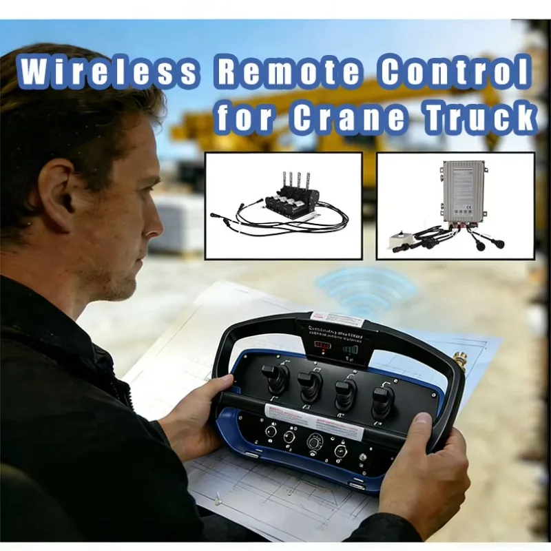 Manufacturing Price IP68 Crane Remote Control 4 Joystick Proportional for Crane Retrofit Controller Radio