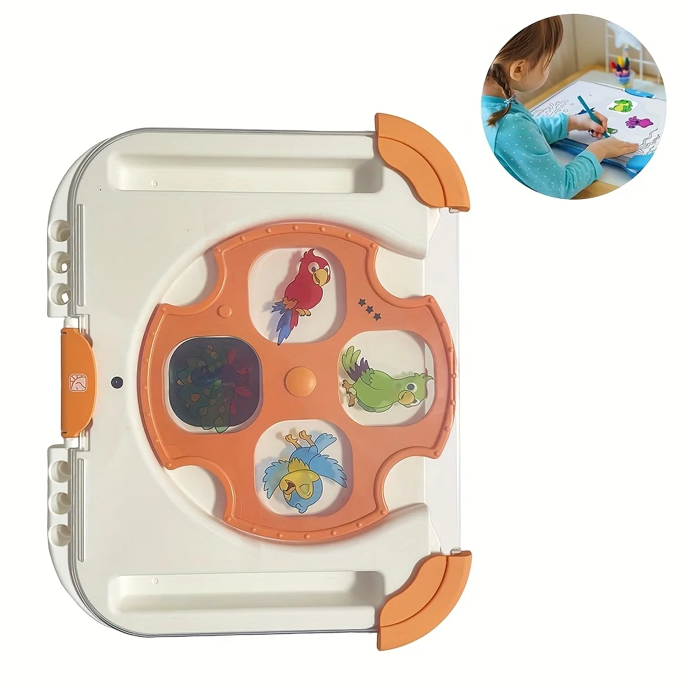 Children's projection drawing board baby's puzzle drawing tool graffiti drawing screen machine writing board toy birthday gift