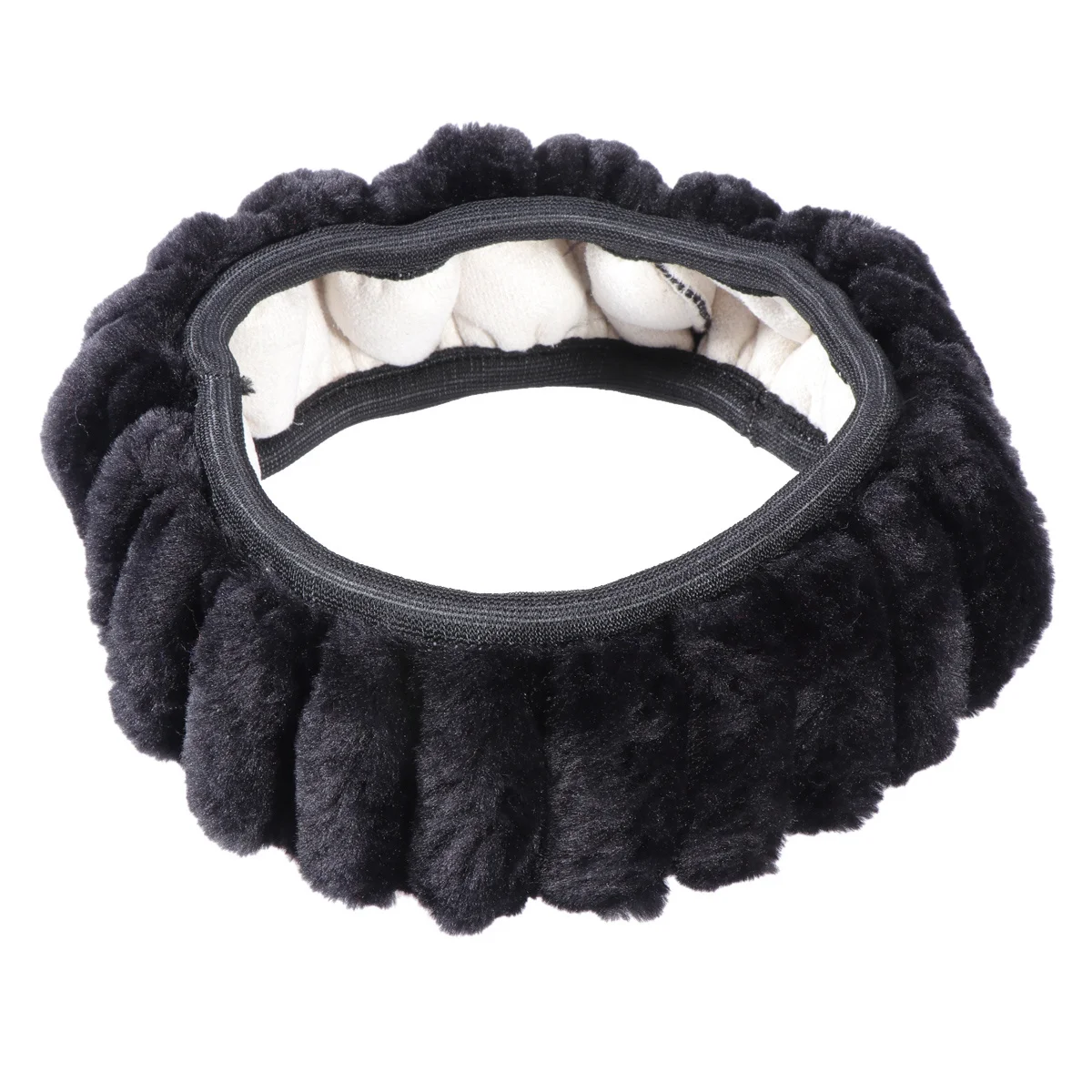 

Steering Wheel Cover Black Anti-Slip Warm Winter Cool Summer Easy Install Handbrake Gear Protector Car Interior Accessories