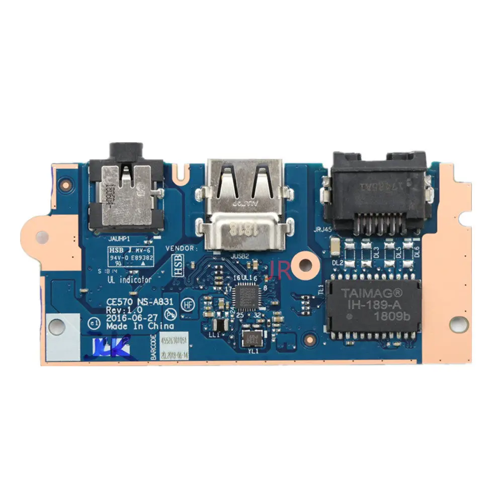 Adaptador de tarjeta de sonido USB para ThinkPad E570 E575 NS A831 01EP132, tarjeta de red inalámbrica, amplificador de altavoz para ordenador portátil