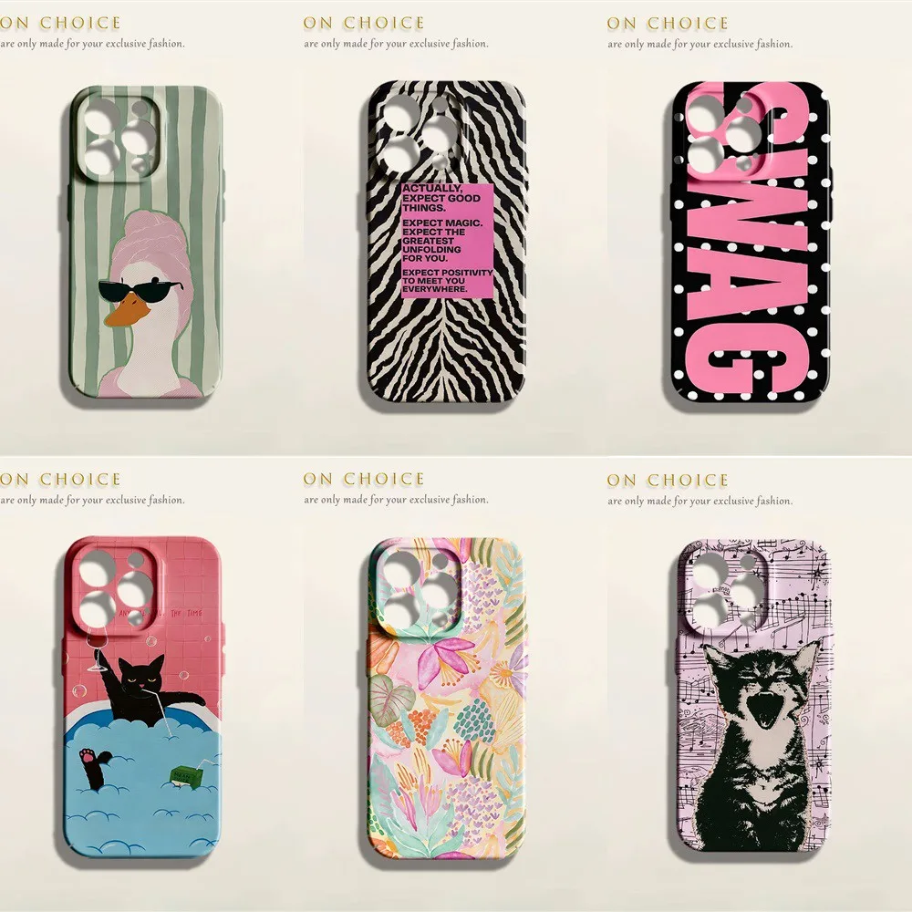 HOT Luxury Phone Case for Samsung Galaxy S20 S21 S22 S23 S24 S25 S26 FE Plus Ultra 4G 5G Glossy Film PC Cat Pool