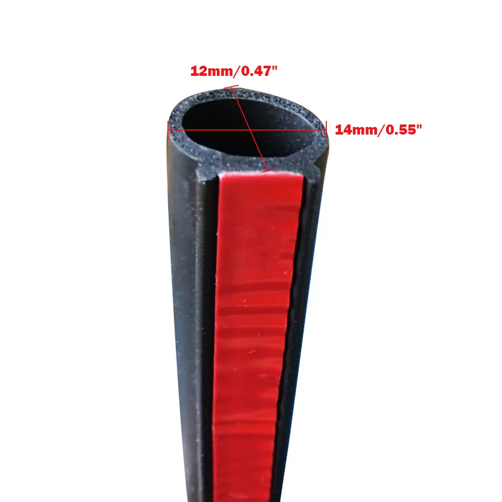 D شكل 5 متر مانع تسرب للباب السير الوقائي المطاط عازل للصوت سيارة سدادة ل VW Volkswagen T4 T5 T6 الناقل Campervan كاليفورنيا #2