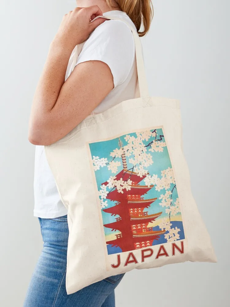 Japan Travel Tote Bag personalized tote shopper bags for women Gift bag tote bag