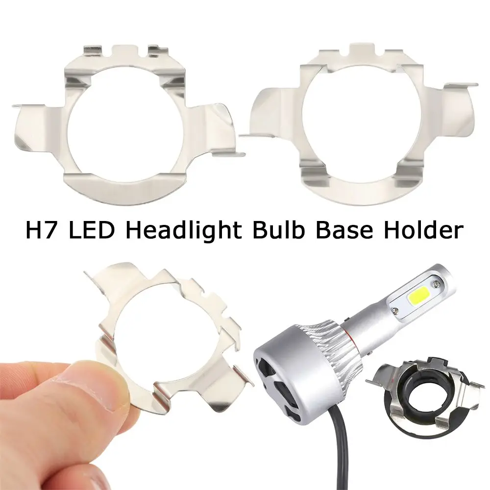 Deck Adapter Mount Stand Bulb Socket Headlight Base H7 LED Holder Headlamp Retainer For Benz BMW Audi VW Buick