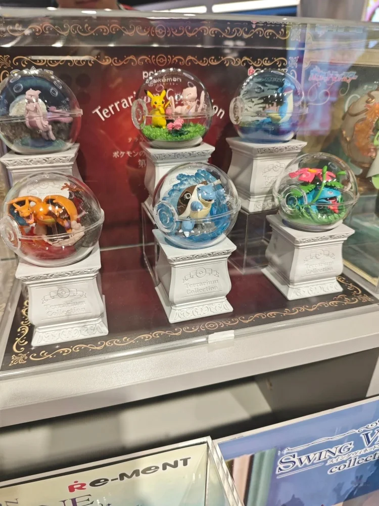 Hot RE-MENT Pokemon Pokemon Ball 15 Boxes Egg Eco Collection Sprit Dragon Overdreaming Dragon Blind Box Food Toy Action Figures