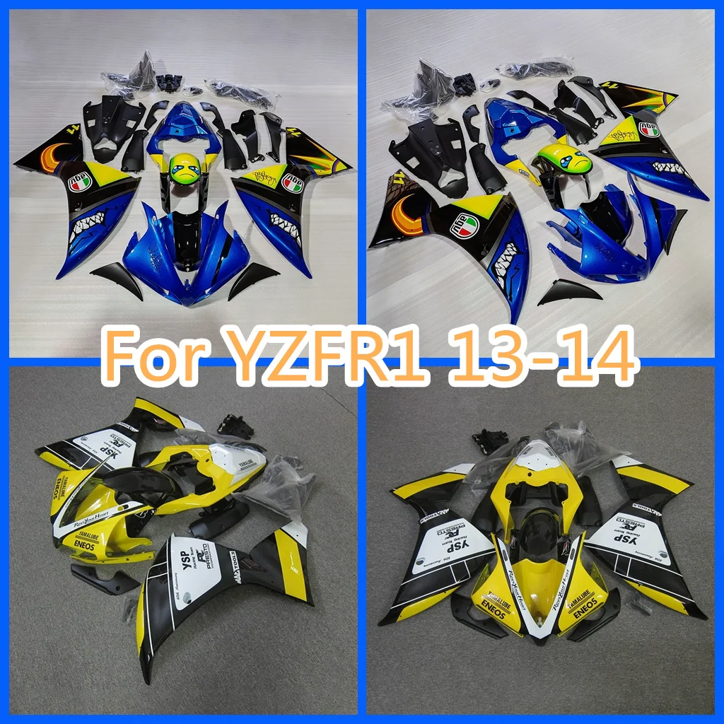 

Подходит для YAMAHA 13 14 YZF-R1 YZFR1 2013 2014, комплект обтекателя из АБС-пластика, ремонт кузова спортивного велосипеда, детали кузова для уличного спорта