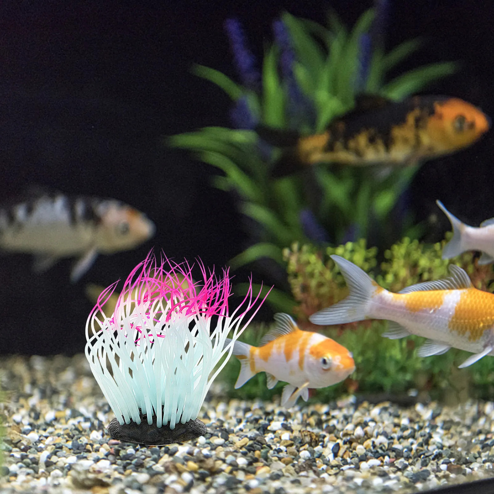 붉은색 야광 산호, 수족관 장식용 인조 산호, 어항 식 - Aquarium Plant Red 리뷰 및 가격