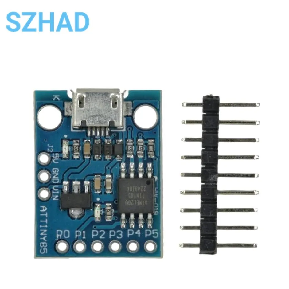 ATtiny ATtiny85 Digispark Kickstarter Micro USB Development Board Module For Arduino IIC I2C TWI SPI Low Power Microcontroller