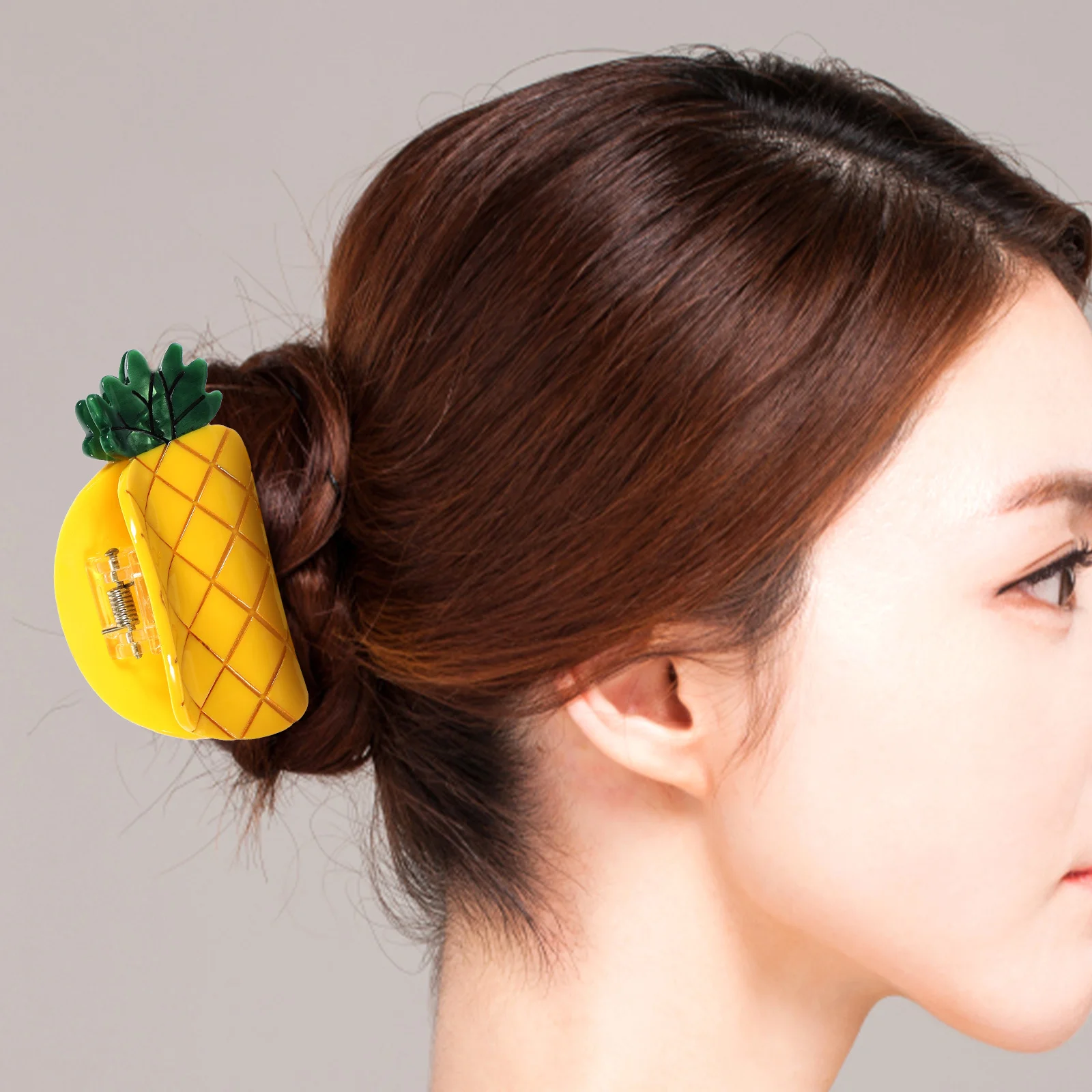 

Pineapple Fruit Hair Claw Clip Small Durable Acetic Acid Sheet Cute Lightweight Hair Clip Decorative Accessories Women
