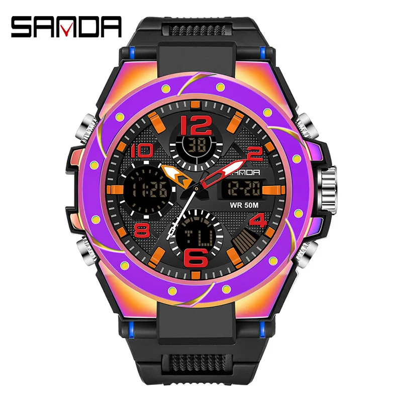 Free Shipping OUTLETSSanda New Student Sports Korean Simple Temperamental Waterproof Electronic Watch TrendinsWind