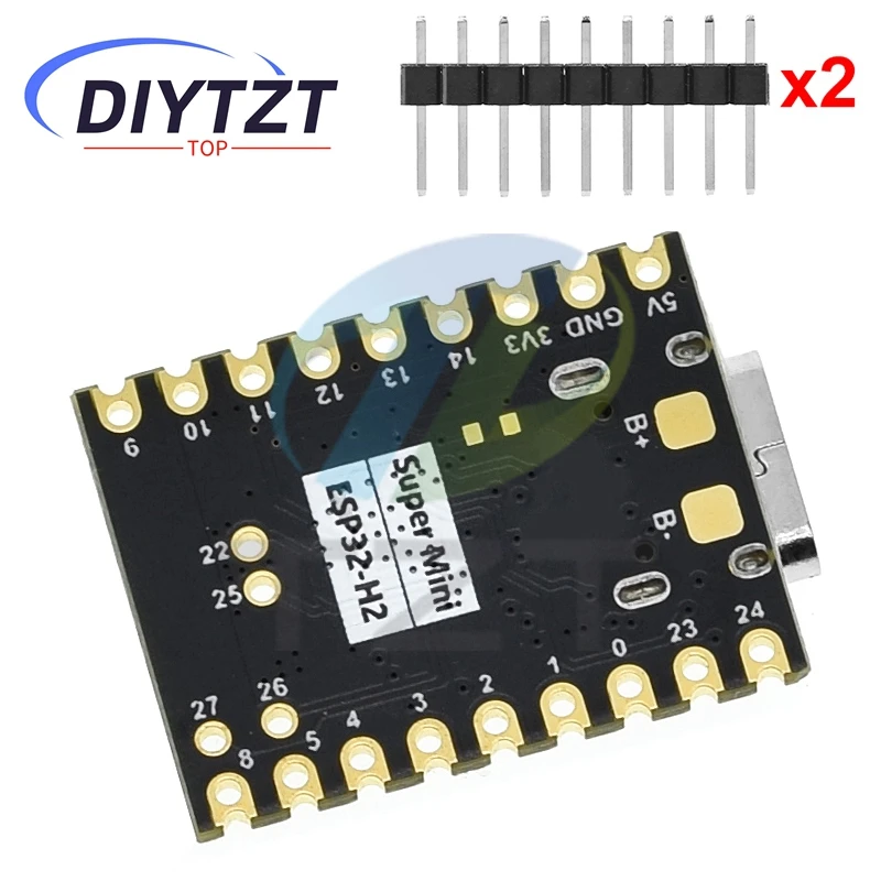 Placa de desarrollo SuperMini ESP32-H2, microcontrolador, programación, controlador de aprendizaje, placa central