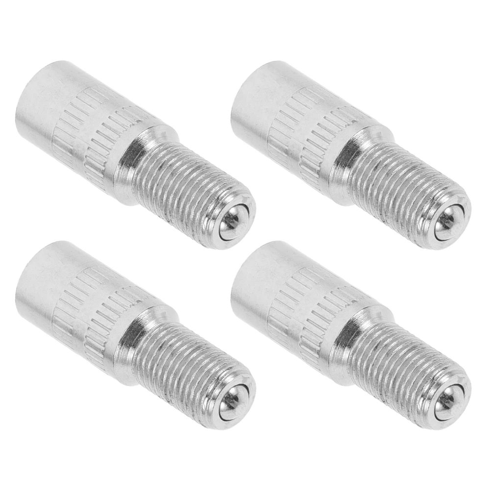 

4pcs Car Tire Valve Extender Copper Chrome Durable Stable Performance Universal Inflation Motorcycle Maintenance Tools Tire Stem