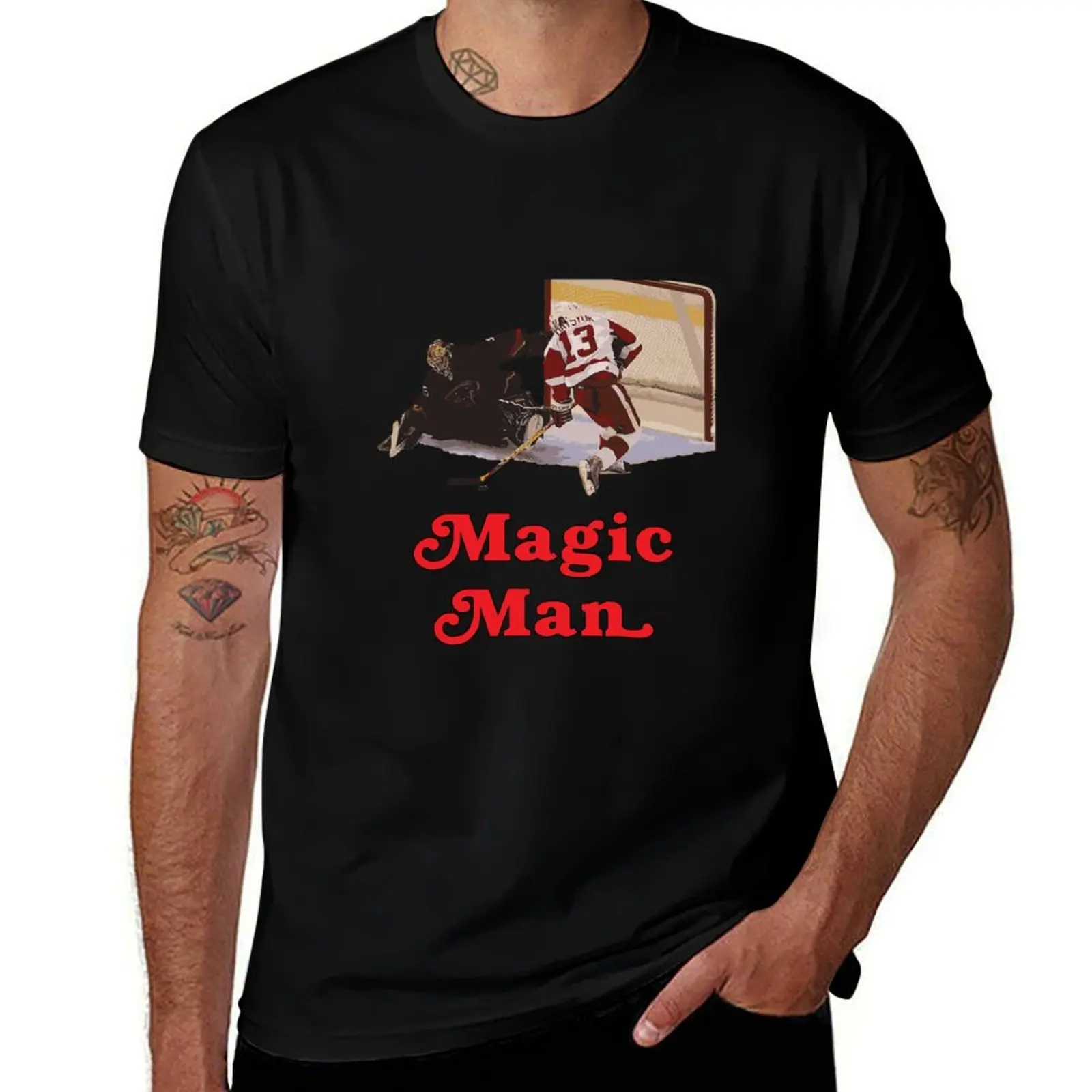 man Dangle cotton quality The high Magic shirt personalised shirt Man T-Shirt t t Datsyuk -
