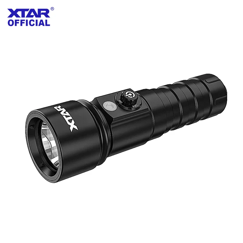 XTAR D26 High Power  LED Diving Flashlight 1100Lumens IPX8 Highest Waterproof Rating  power by 18650 Battery With Hand Rope