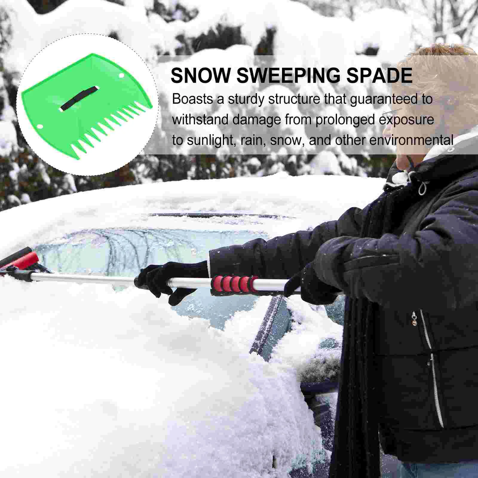 2 Pcs Cleaning Clip Garden Tools Sweeping Snow Clamp Grabbing Leaf Rake Fallen Leaves Collector Plastic Spade