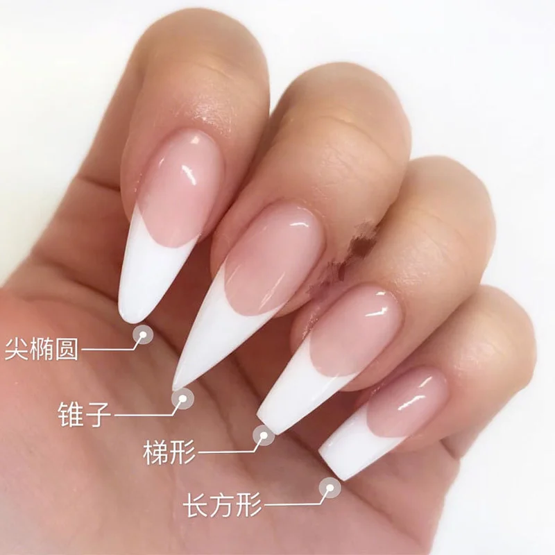 네일 연장용 실크 파이버글라스 20/10개, 비직조 실크 UV 젤 빌딩 파이버 프렌치 아크릴 DIY 매니큐어 액세서리