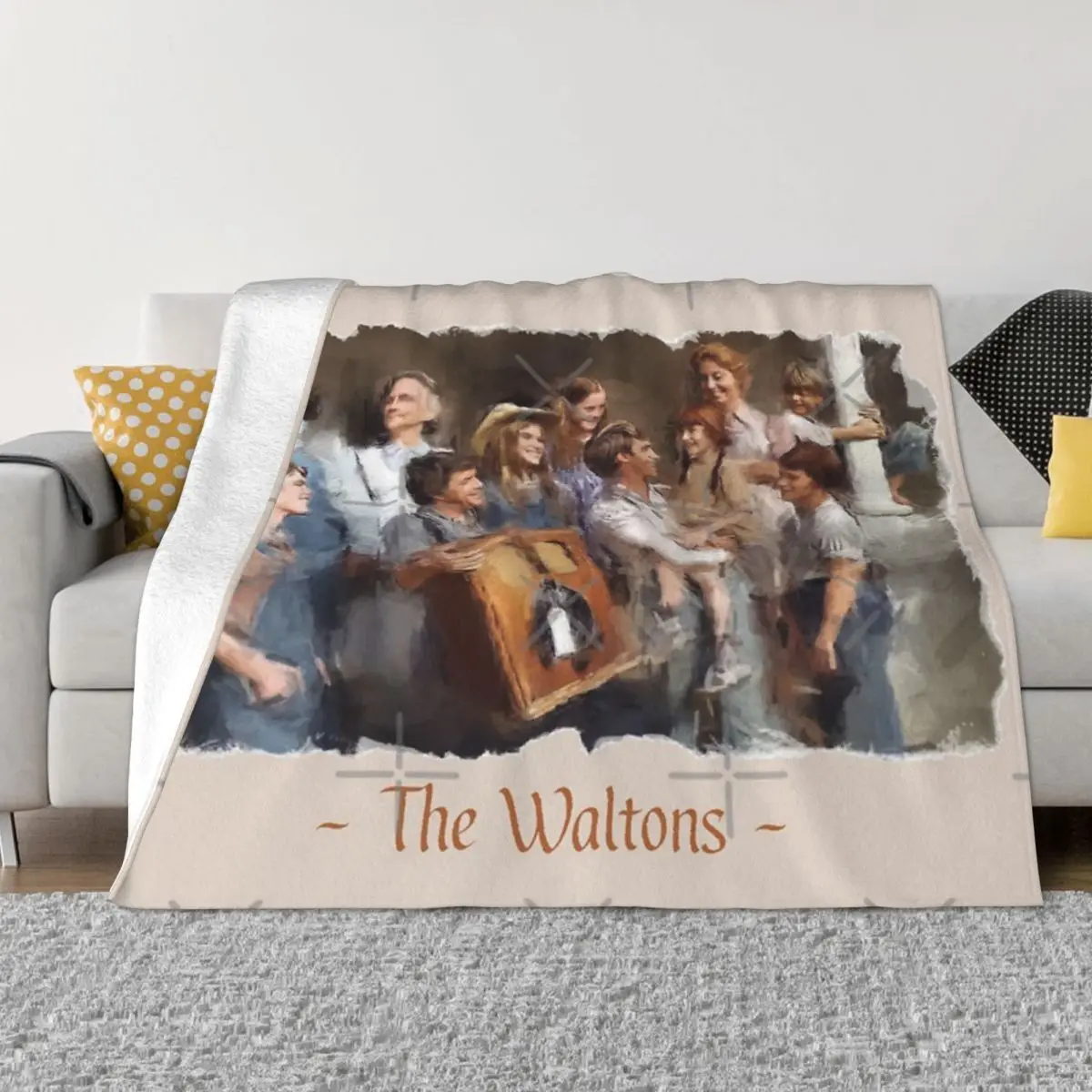 The Waltons Tv Show Plush Knee Blanket Couple Blankets Blankets And Blankets Throw Blanket