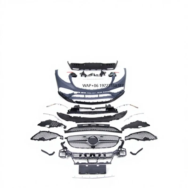 

W166 GLE300 GLE350 GLE400 GLE450 Gle-class W166 a Style Gle63 Coupe Bumper Grille Fit for 2016year Full Body Kit for Car W166