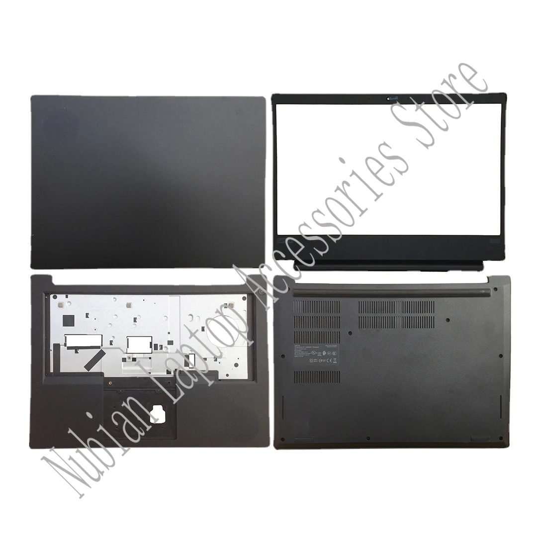Imagem -02 - Lcd Back Bezel Capa para Lenovo Thinkpad Tampa Base Inferior Palmrest E480 E485 E490 01lw152 01lw155 01lw157 01lw161