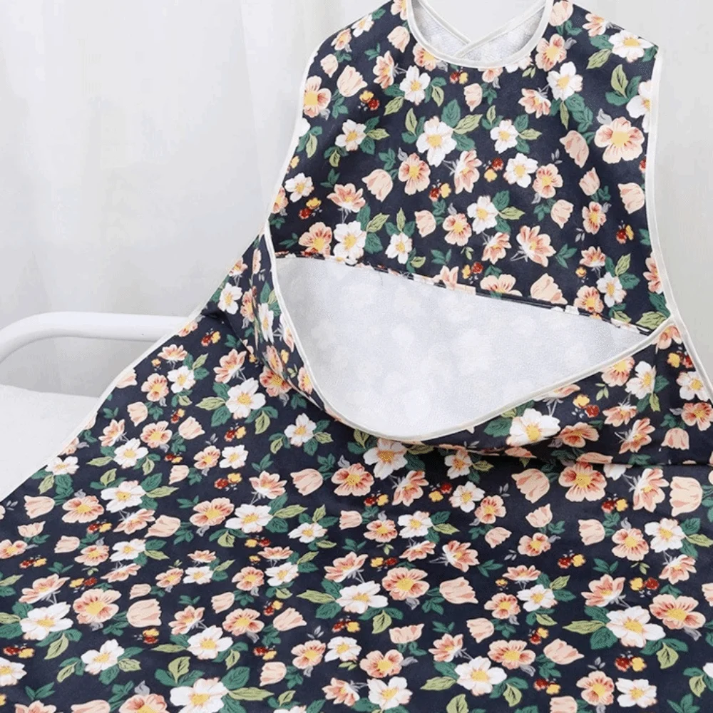

Dirty Resistant Waterproof Adult Bibs Washable Oil Proof Elderly Bib Adjustable Skin-Friendly Mealtime Bib Mealtime Dining