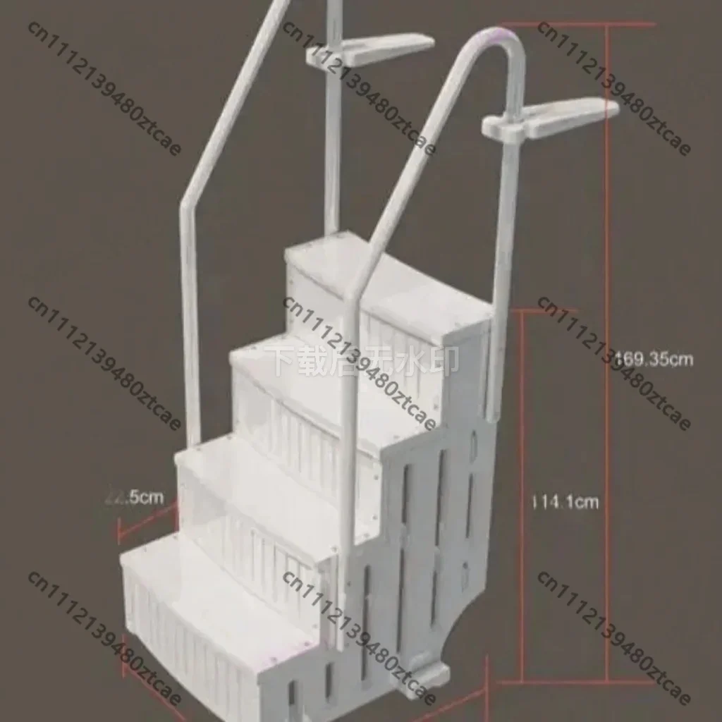 Swimming Pool Ladder With Ladder Plastic Above Ground