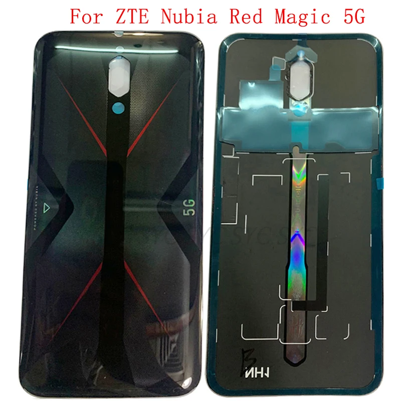 Tylna pokrywa Obudowa tylnych drzwi do ZTE Nubia Red Magic 5G Pokrywa baterii z logo Części naprawcze