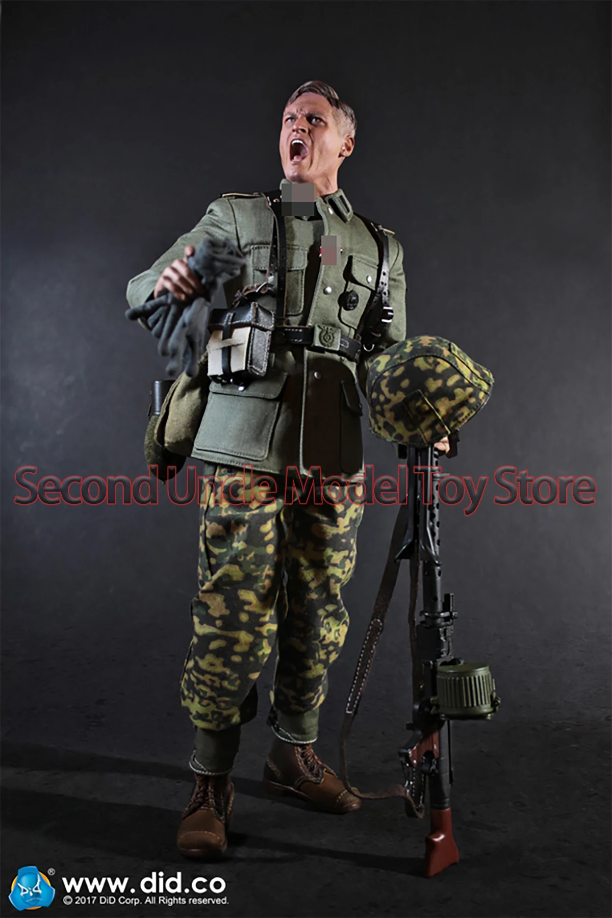 

DID D80124 1/6 3rd Panzer Division MG34 Gunner Alois 12'' Male Soldier Military Action Figure Full Set Collectible Model Toys