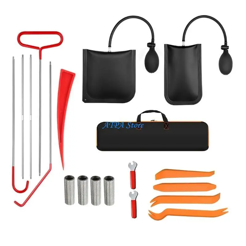 

U13C 19Pcs Trim Fastener & Molding Removal Tool Designed for Removal of Automotive Molding, Fasteners, & Bezels